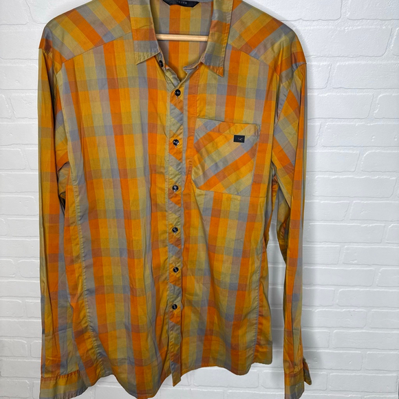 Arc'teryx Lightweight Plaid Button Down sz XL - Picture 1 of 8